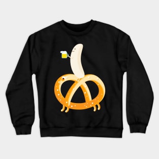 Pretzel, white sausage, beer team Crewneck Sweatshirt